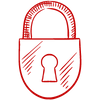 Pictogramme cadenas paiement sécurisés Le Marchand du Glen