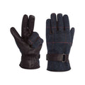 Gants unisexes country Derby Tweed Brookmore Blue