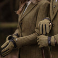 Gants unisexes country Derby Tweed Brookmore Light Sage