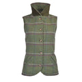 Gilet femme country coupe ajustée Derby Tweed Ashby Pink Stripe