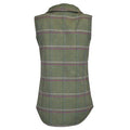 Gilet femme country coupe ajustée Derby Tweed Ashby Pink Stripe