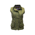 Gilet femme country coupe classique Derby Tweed Bayston Purple Stripe