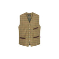 Gilet homme country coupe ajustée Derby Tweed Alcott Beige