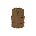 Gilet homme country coupe ajustée Derby Tweed Alcott Brown