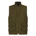 Gilet homme country coupe classique Derby Tweed Barrington Dark Sage