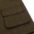 Gilet homme country coupe classique Derby Tweed Barrington Dark Sage