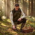Gilet homme coupe classique Derby Tweed Warrington Dark Sage