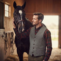 Gilet homme coupe classique Harris Tweed® Dalston Steel Grey
