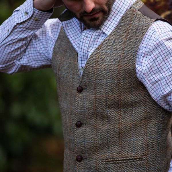Ratcatcher Harris Tweed Jacket Mens 44L Green Country Hacking Ratcatcher Harris Tweed Jacket Mens 44L Green Country Hacking