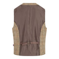 Gilet homme country coupe classique en Harris Tweed® Dalston White Sand