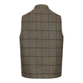 Gilet homme country coupe classique Shetland Tweed Nehru Castleton Green