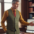 Gilet homme coupe classique tweed Dalton