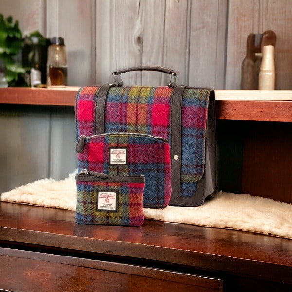 Grande trousse de toilette Harris Tweed® Ocean