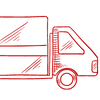 Pictogramme camion livraison gratuite à partir de 150€ Le Marchand du Glen