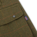 Manteau homme country coupe classique Derby Tweed Barlaston Dark Sage