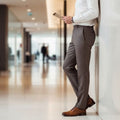 Patalon homme coupe ajustée Donegal Tweed Clifford Grey