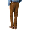 Pantalon homme urban coupe ajustée velours côtelé Finningley Amber