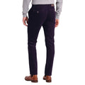 Pantalon homme urban coupe ajustée velours côtelé Finningley Grape