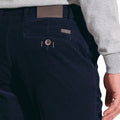 Pantalon homme urban coupe ajustée velours côtelé Finningley Navy