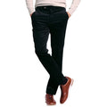 Pantalon homme urban coupe classique velours côtelé Ellroy Black