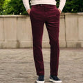 Pantalon homme urban coupe classique velours côtelé Ellroy Cherry