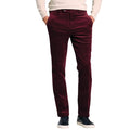 Pantalon homme urban coupe classique velours côtelé Ellroy Cherry