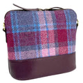 Sac bandoulière carré Harris Tweed® dos
