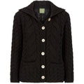 Tricot cardigan femme country laine Mérinos Harrison Black