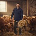 Jumper homme Supersoft laine mérinos Darlaston Navy
