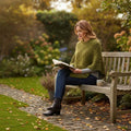 Poncho femme Supersoft laine mérinos Trentham Meadow Green