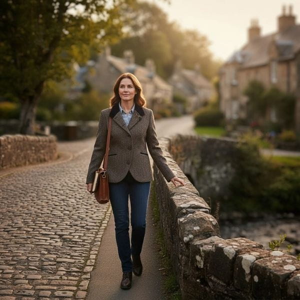 Veste blazer tweed femme Sasha - Vestes et blousons de Chasse (12575271 Veste blazer tweed femme Sasha - Vestes et blousons de Chasse (12575271
