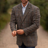 Veste homme country coupe classique en Harris Tweed® Blakemore Clinton Brown