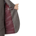 Veste homme urban coupe ajustée Donegal Tweed Clifford Grey