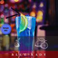 Cocktail de Gin Blue Lady