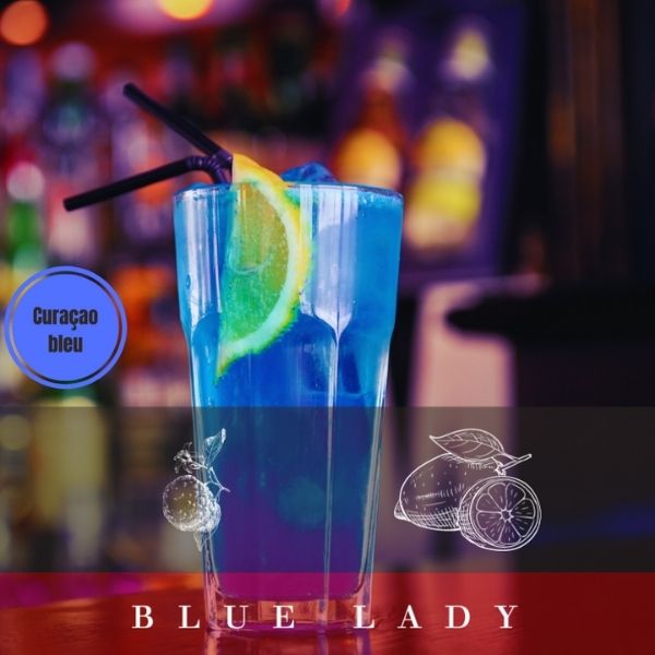 Blue Lady · Cocktail de gin | LMDG – Le Marchand du Glen | LMDG