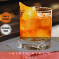 Cocktail de Gin Golden Martini Tonic