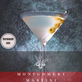 Cocktail de Gin Montgomery Martini